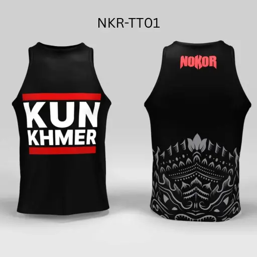 Nokor Tank Top: Kun Khmer RUN DMC